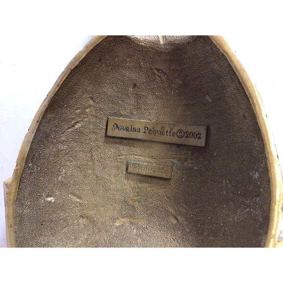 Douglas Paquette Rhode Island Signed Brass Pineapple Door Knocker - Picture 7 of 7